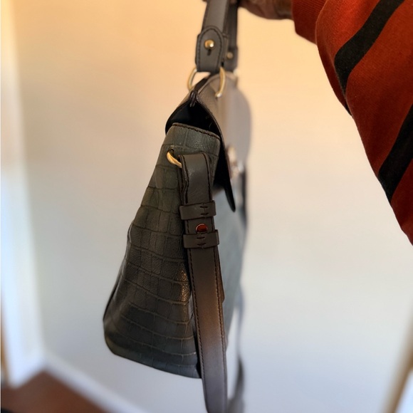 MCM Two-Tone Gray Satchel - Picture 4 of 8